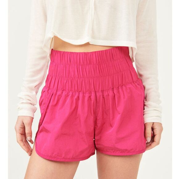 Free People Movement Size S Women's The Way Home Shorts Melon Taffy Pink Workout - Picture 1 of 9